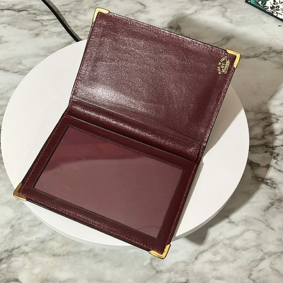 Gucci Vintage Burgundy Leather Passport Wallet From The 80s - Picture 11 of 16